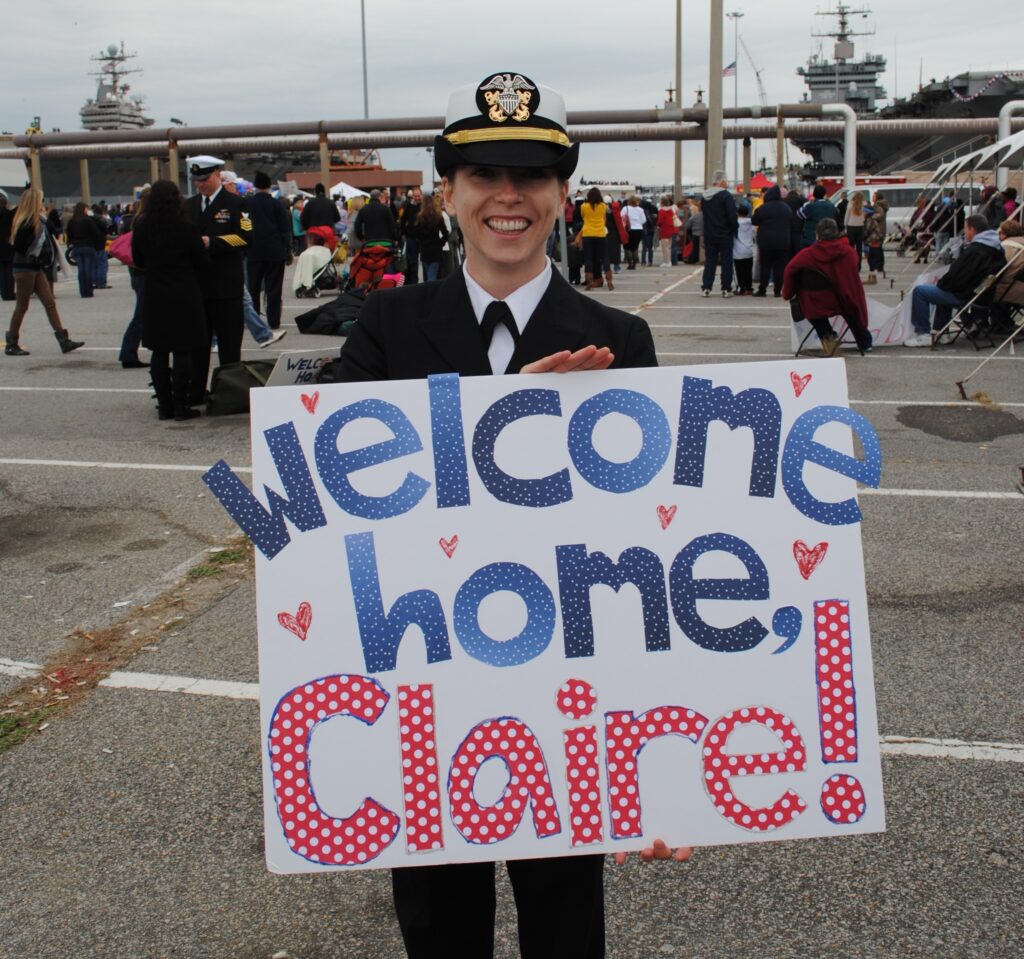Claire Gunnison's homecoming