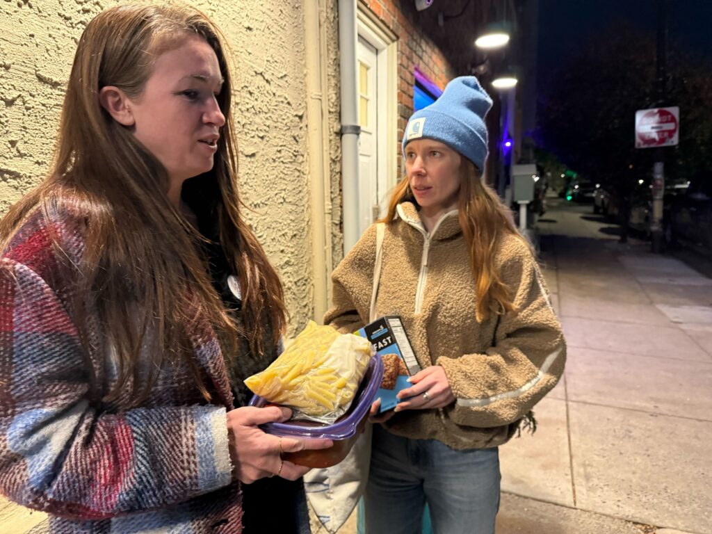 fishtown-snap-benefits-2025-4 Fishtown residents Courtney Kelly Peters and Tatiana Swedek