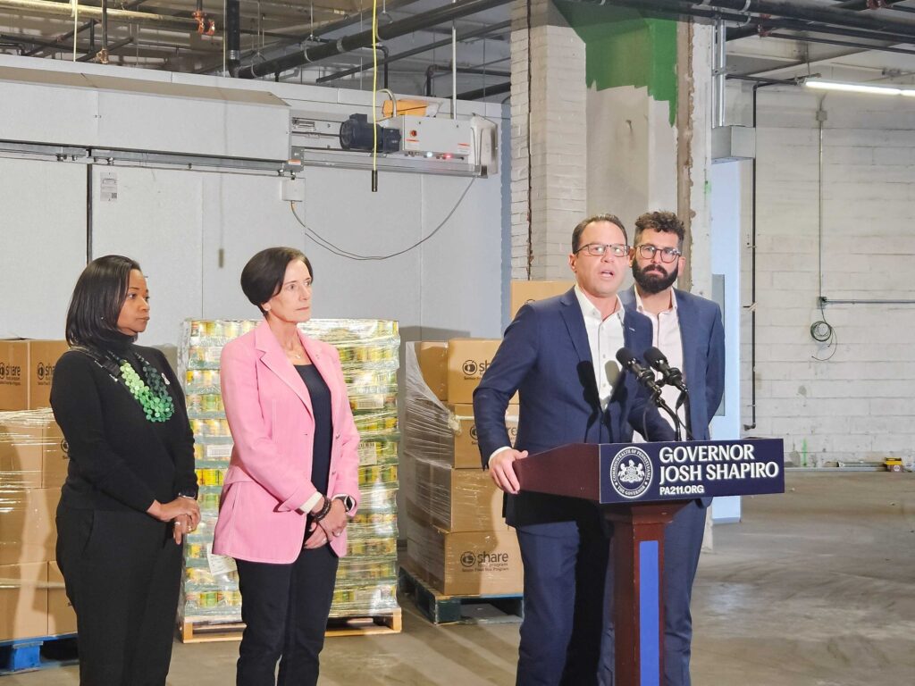 gov-josh-shapiro-snap-benefits-release Pennsylvania Gov. Josh Shapiro visited the Share Food Program in Philadelphia