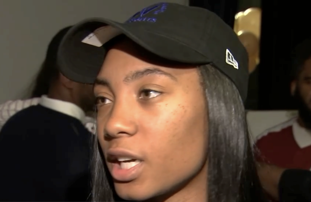 mone-davis-6abc-2025-11-21 Mo'ne Davis being interviewed