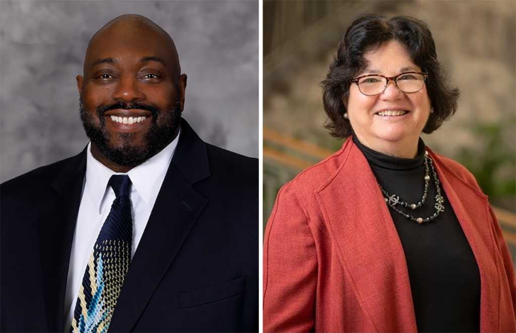 richard-womack-joanne-phillips-delco-council-110425 Democratic Delaware County Council candidates Richard Womack (left) and Joanne Phillips