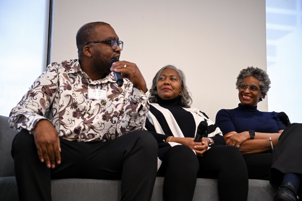 survivor-advocate-philadelphia-gun-violence-bp-110725 Survivor Connection director Oronde McClain speaks