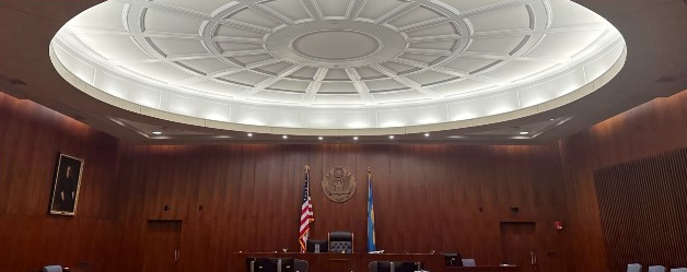 Inside the courtroom