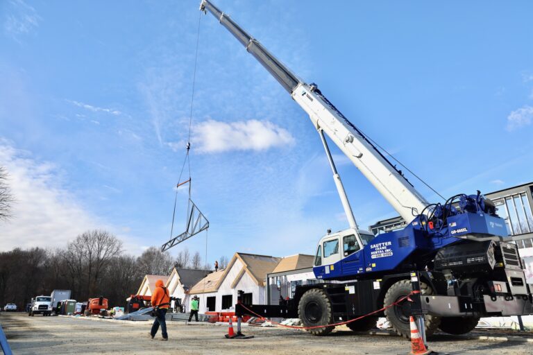 the Martin McKernan Supportive Housing Center being constructed