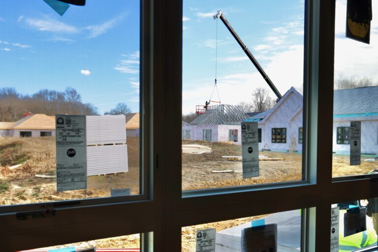 the Martin McKernan Supportive Housing Center being constructed