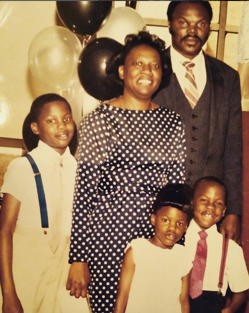 Joseph Conyers with family. 