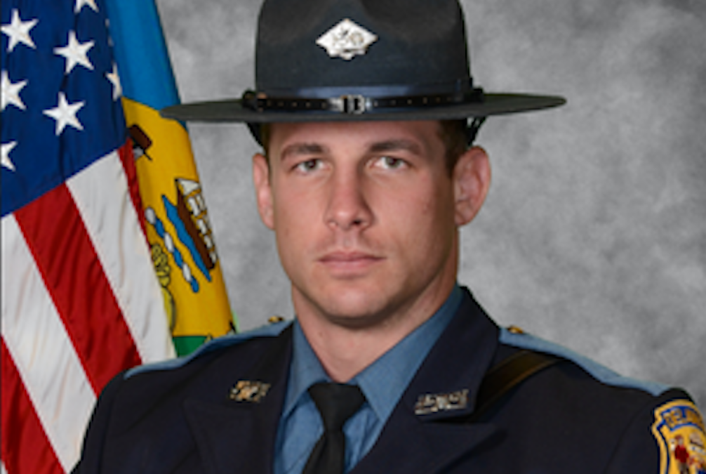 delaware-state-police-matthew-ty-snook A headshot of Delaware State Police Cpl. Grade One Matthew ''Ty'' Snook