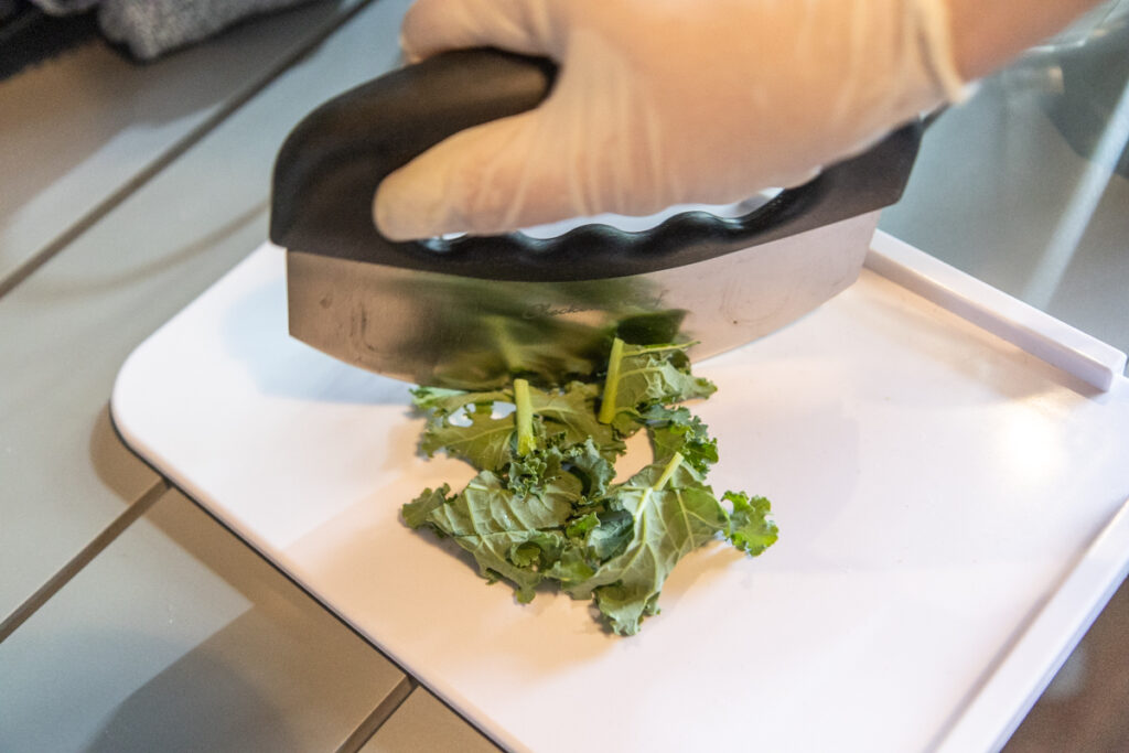 Adaptable knifes designed to cut vegetables sometimes used for classes at Reed’s Farm