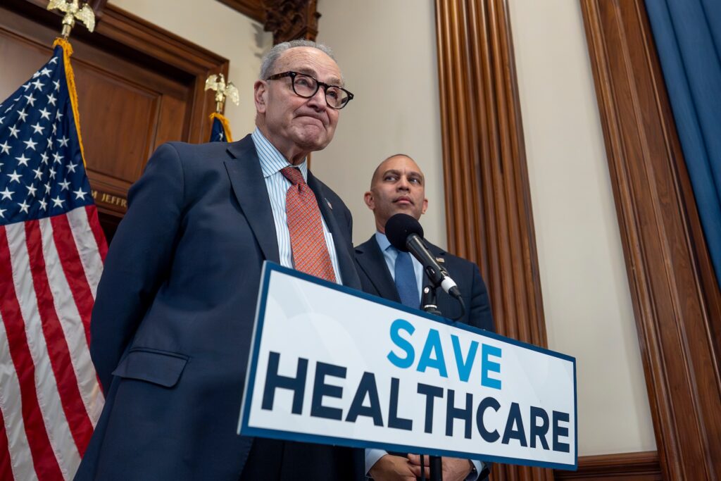 Congress Health Care Explainer FILE - Senate Minority Leader Chuck Schumer, D-N.Y.,