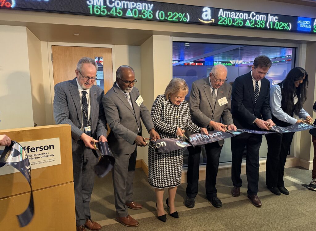 thomas-jefferson-university-santos-2025-12-10 Ribbon cutting ceremony