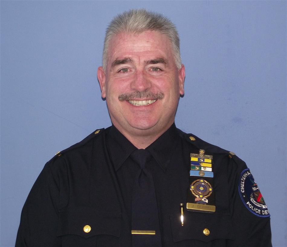 Cheltenham Township Police Chief John Slavin smiles in a headshot photo