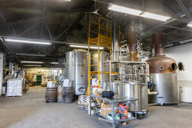 The Dad’s Hat Rye Whiskey distillery