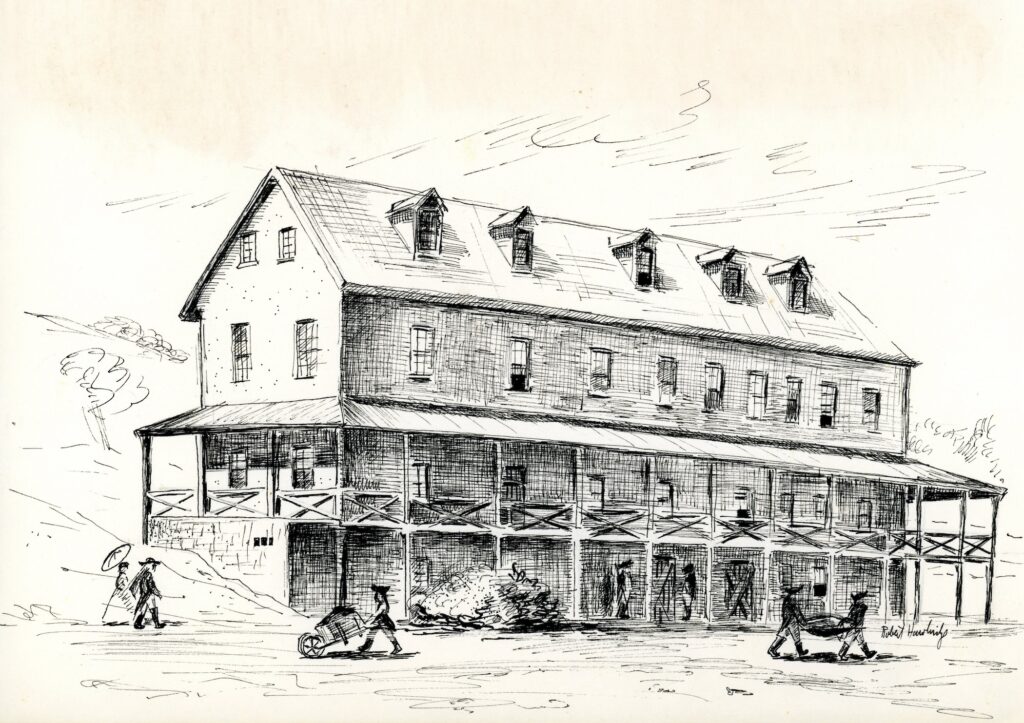 The Army hospital at Yellow Springs