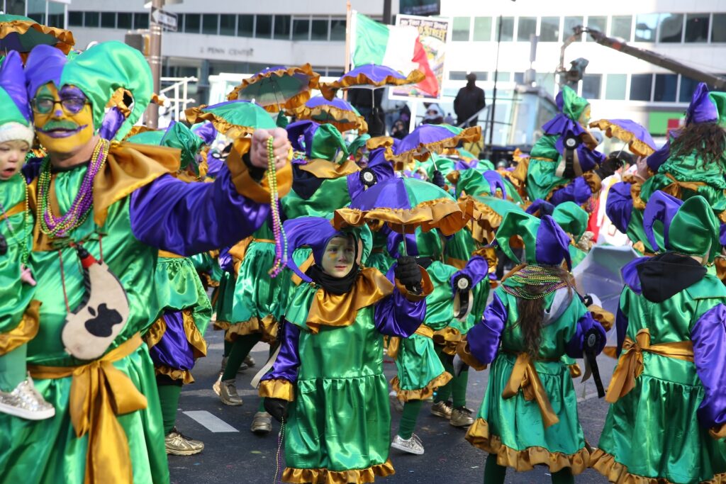 mummers-parade-philadelphia-2026-13-CS-010126 Performers are seen at the 125th Mummers Parade in Philadelphia on Jan. 1, 2026.