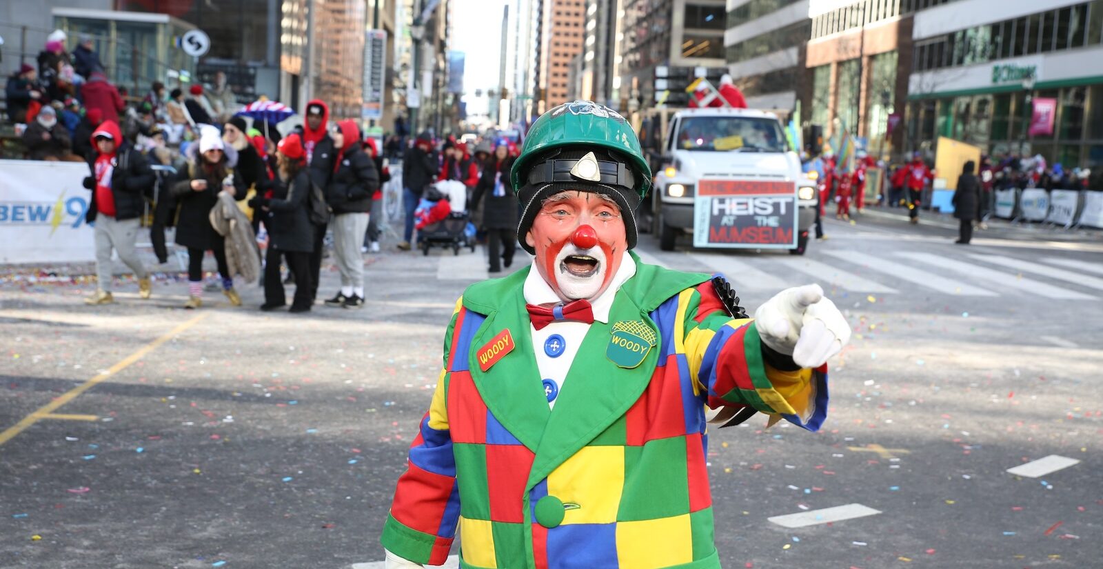 Performers are seen at the 125th Mummers Parade in Philadelphia on Jan. 1, 2026.