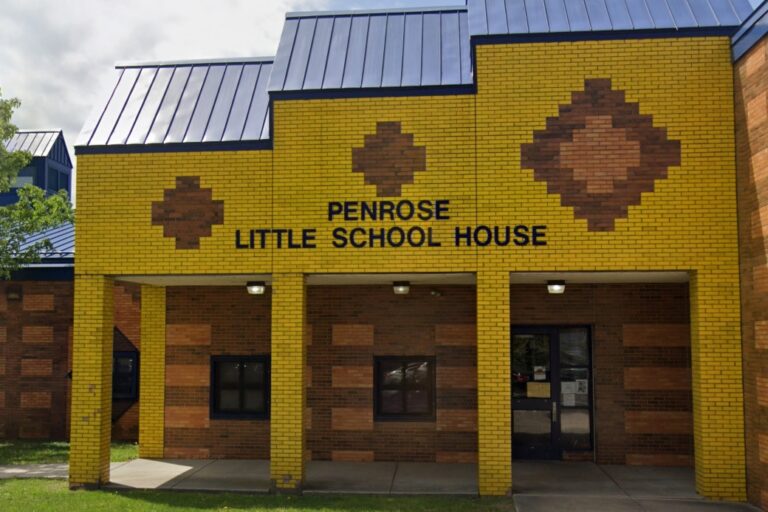 outside Penrose Elementary School