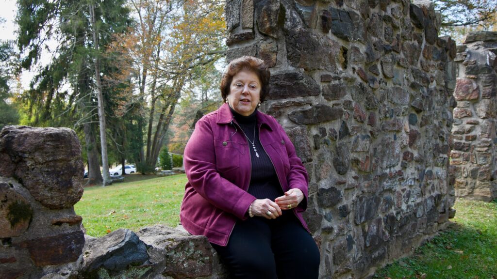 2025 11 25-e lee-sandra momyer-chester springs pa historic yellow springs military hospital-historian Historian Sandra Momyer, the retired executive director and archivist at Historic Yellow Springs