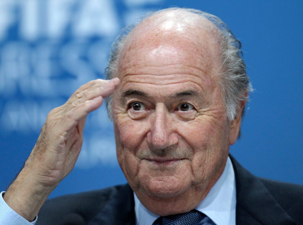 World Cup Blatter Soccer Sepp Blatter gestures during a press conference
