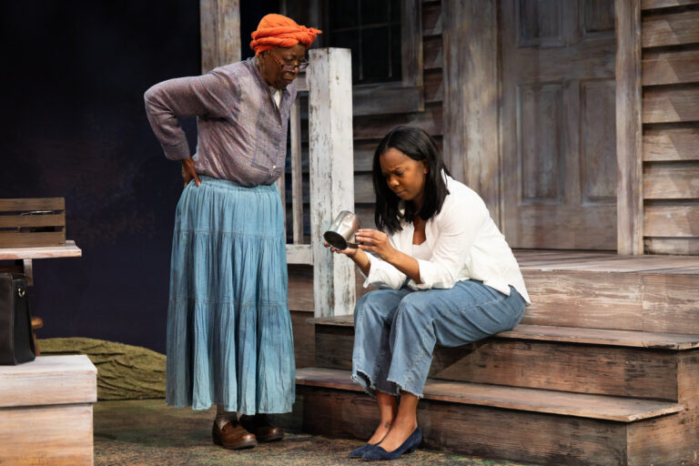 Lenny Daniels (left) and DeAnna Supplee (right) portraying their characters