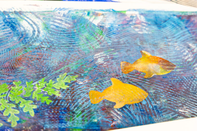 a piece of student artwork