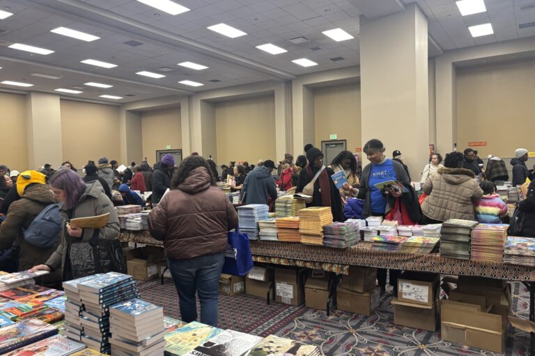 Hundreds passed through the Pennsylvania Convention Center