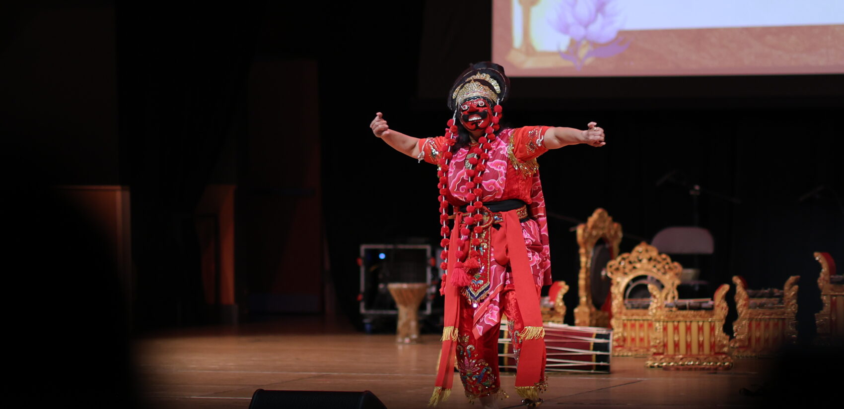 a dancer from Modero and Co in a performance
