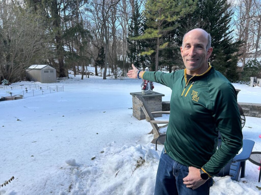 snowmelt-derby-SS-021326-02 Bob Mina in his backyard