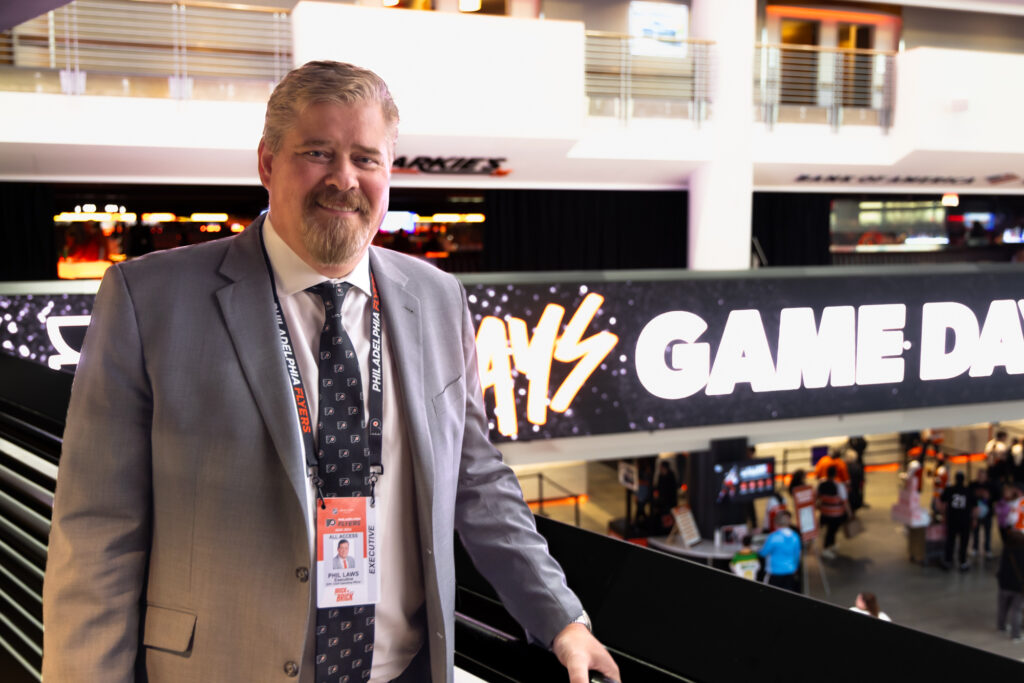 Phil Laws, chief operating officer for Comcast Spectacor