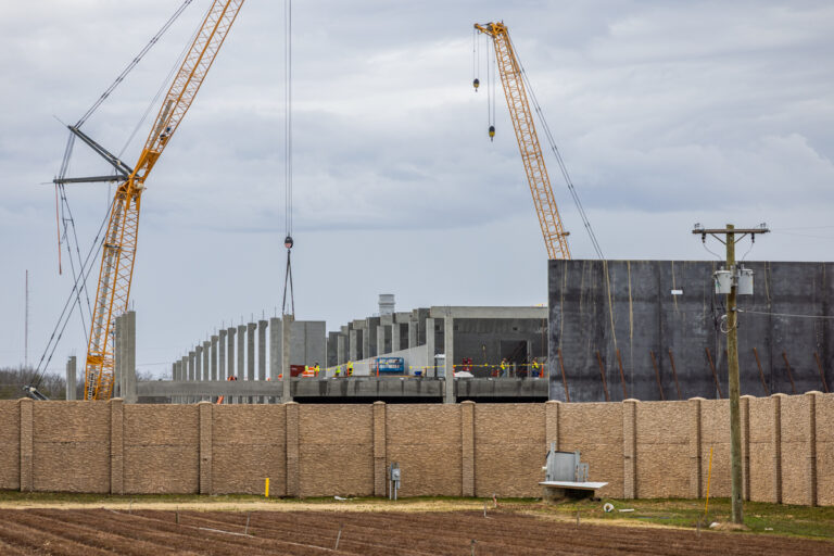 the data center in Vineland being constructed