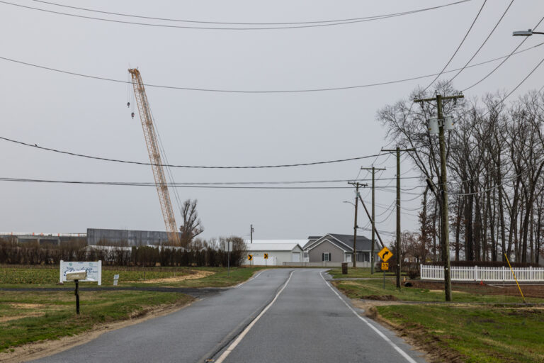 the data center in Vineland being constructed