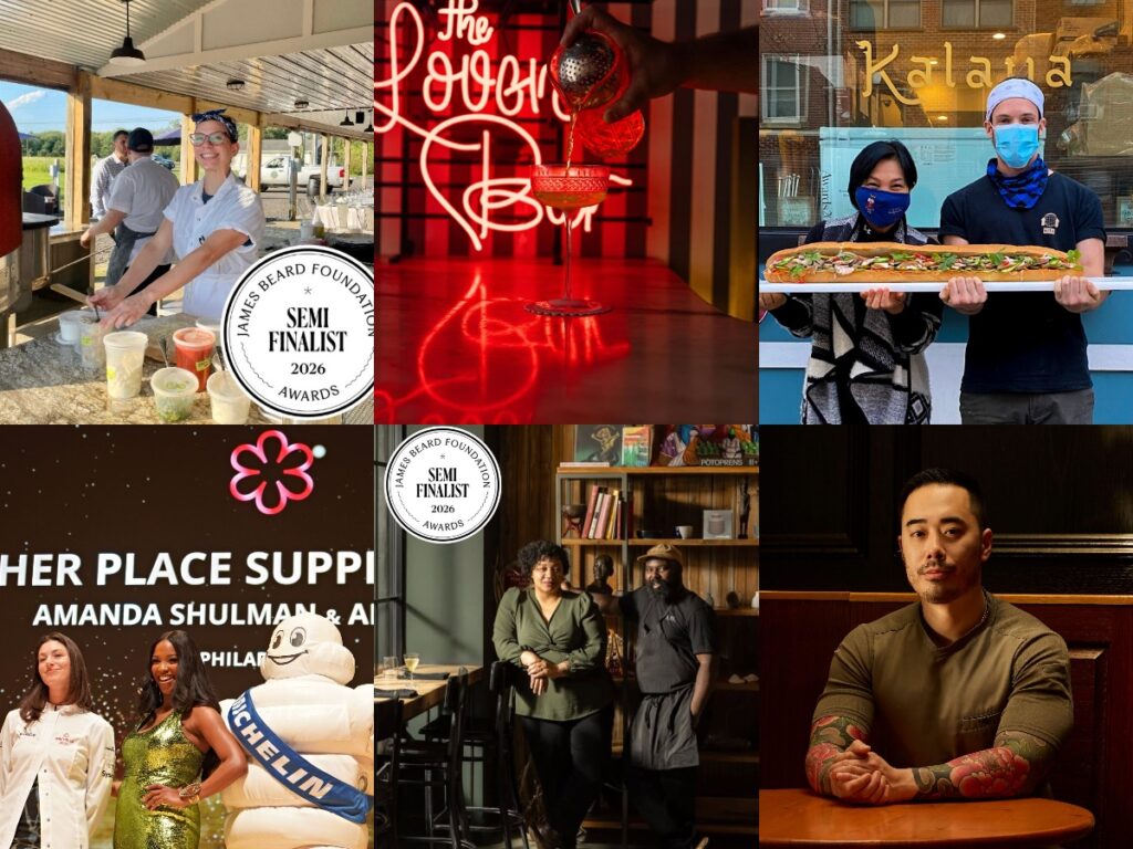 2026PhillyJamesBeardFinalists3 Finalists for the 2026 James Beard Awards