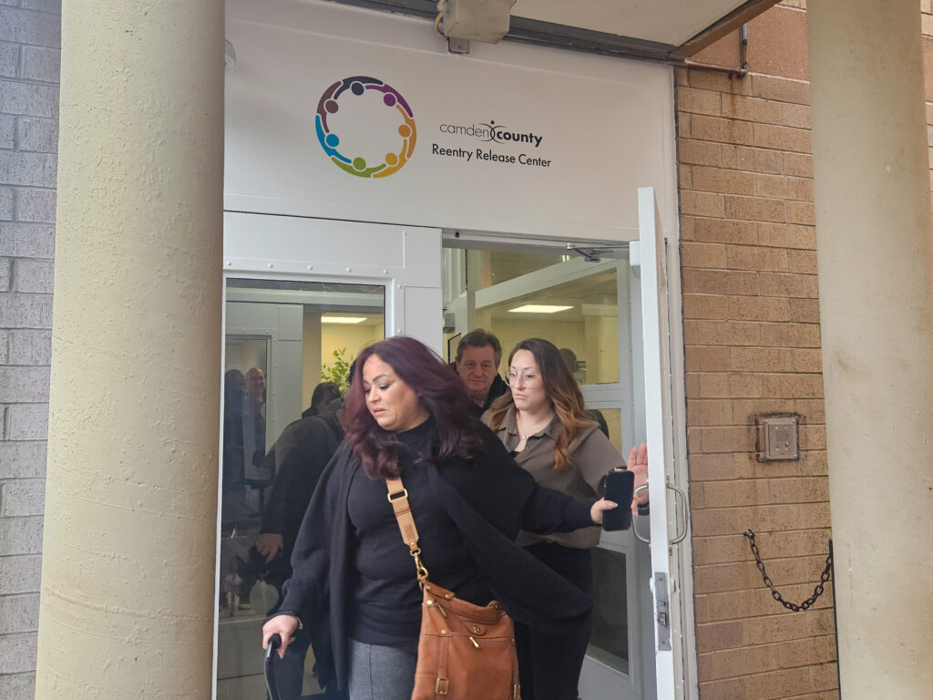 camden-county-reentry-release-center-5 the door to the Camden County Department of Corrections’ Reentry Release Center