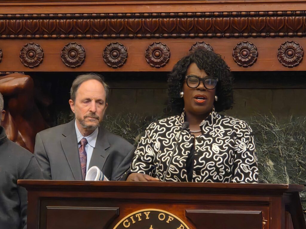 cherelle-parker-2026-03-02-pension Mayor Cherelle Parker speaks