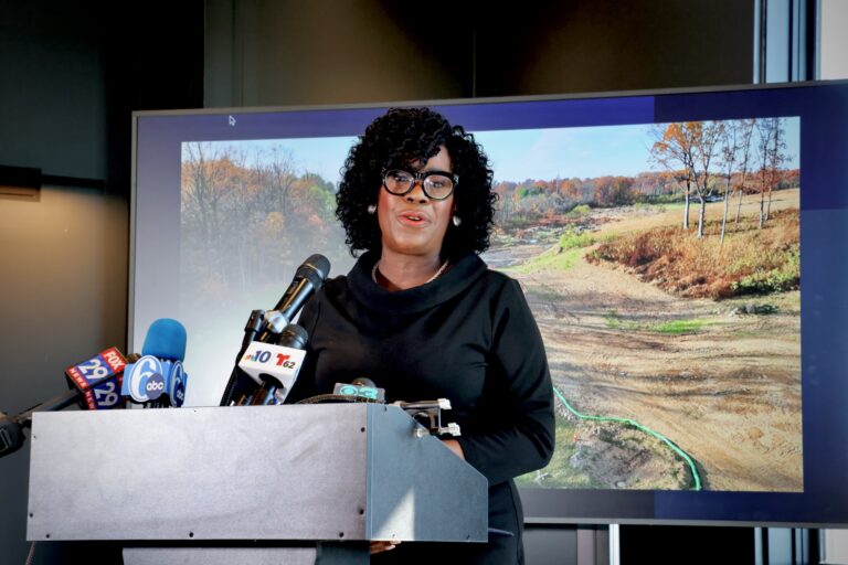 Philadelphia Mayor Cherelle Parker announces that the city will provide $9.1 million
