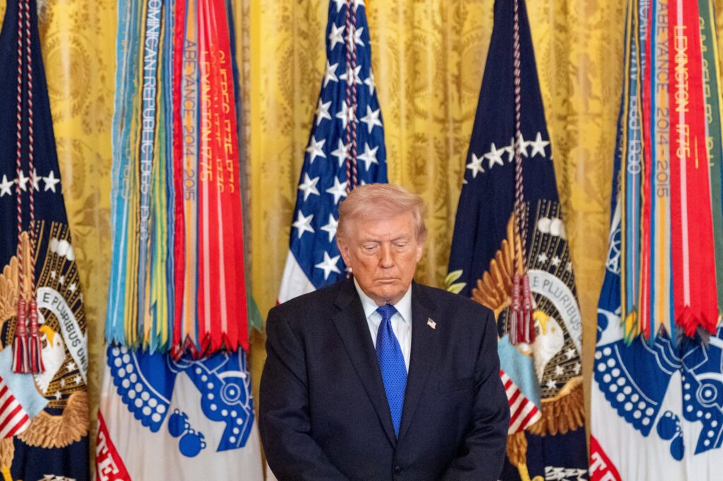 donald-trump-2026-03-02 President Donald Trump stands