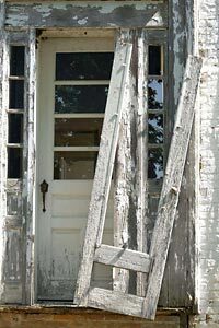 a house with lead paint