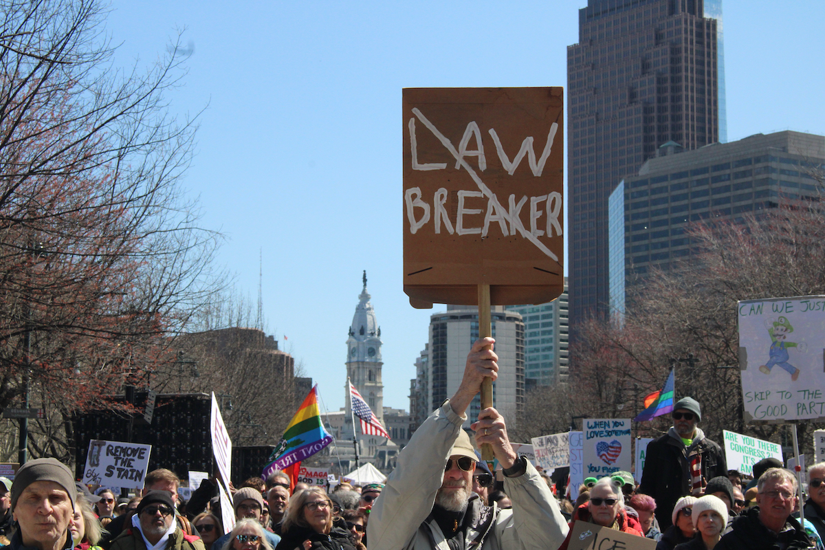 Thousands of Philadelphians packed Benjamin Franklin Parkway on Saturday, March 28, 2026, for the third 