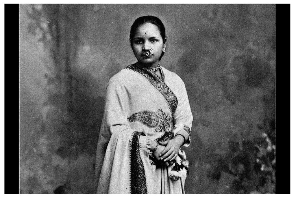 resize-provided-anandibai-joshee-class photo-032426-04 Classic portrait of Anandibai Joshee