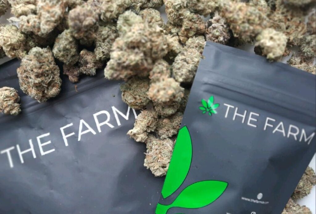 the-farm-dispensary-Delaware2026-03-11 Bags of marijuana from The Farm.