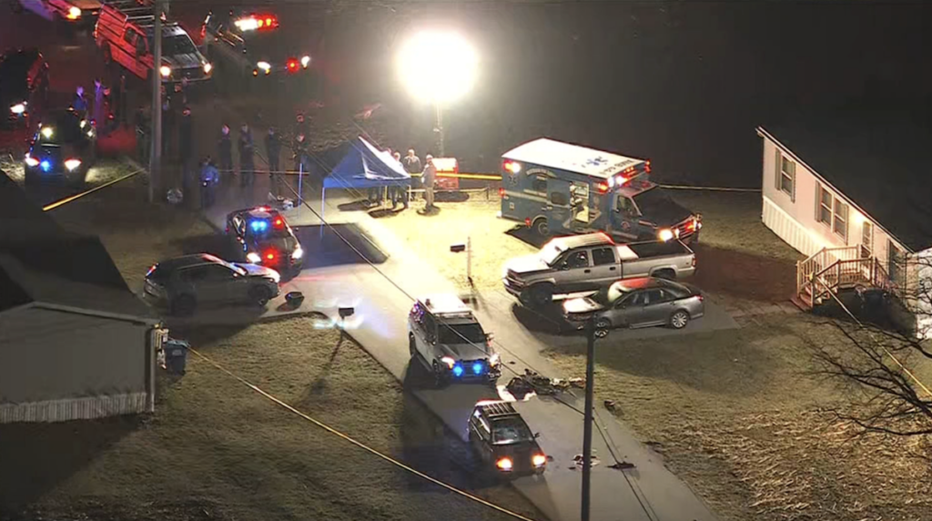 west-caln-twp-trooper-shooting-wpvi-030926 Authorities are seen responding to the fatal shooting of a state trooper in West Caln Township, Chester County
