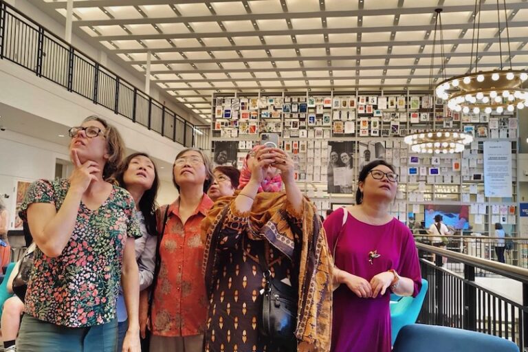 Members of Southeast by Southeast at the ''Printmaking for the People'' exhibition