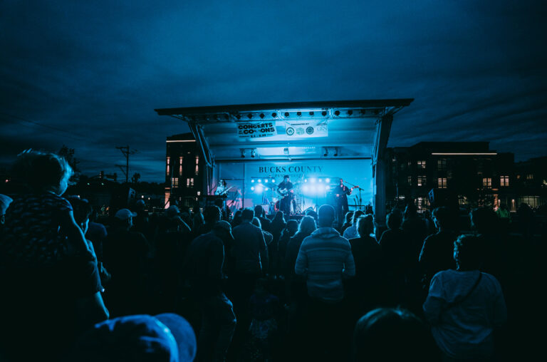 a concert in Doylestown