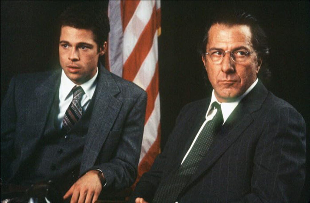 Flicks Brad Pitt and Dustin Hoffman in Sleepers