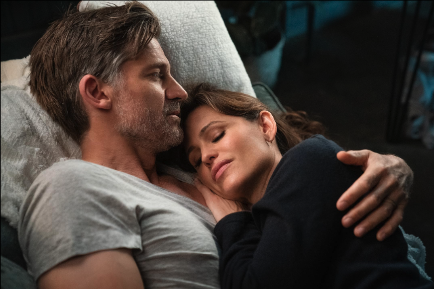 Flicks Jennifer Garner and Nikolaj Coster-Waldau in The Last Thing He Told Me.