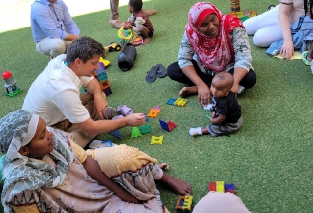 delaware-lawmakers-trips-on-tax-dollars-CB-042226-01 Bryan Shupe interacting with Palestinian child