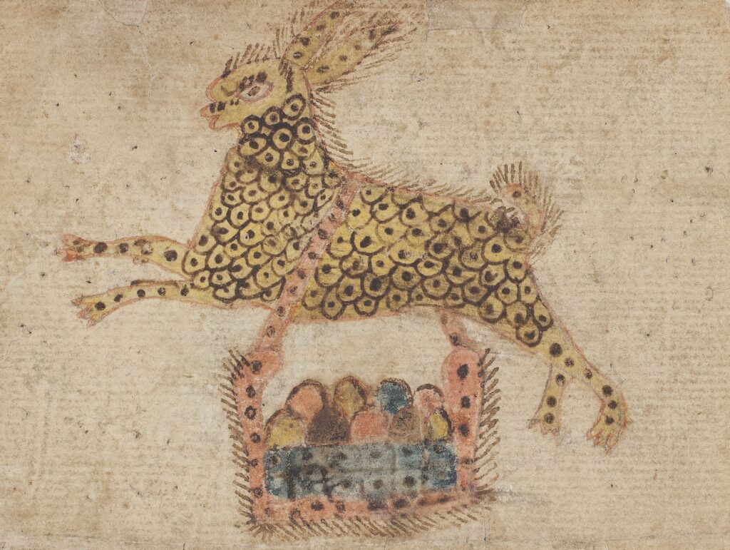 Johann Conrad Gilbert, Easter bunny with eggs