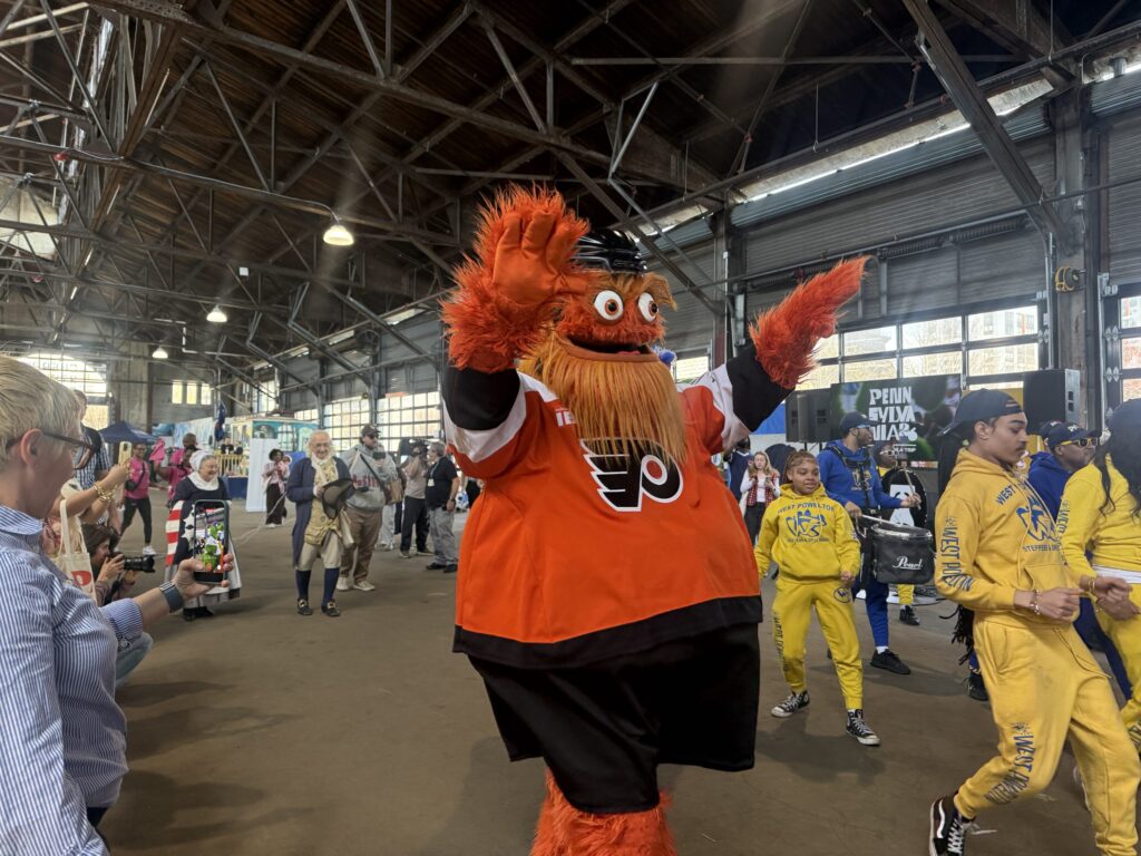 Philly's mascots, like Gritty and Swoop