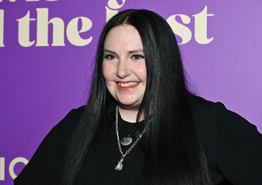 Lena Dunham attends the premiere of "I Wish You All the Best" at IPIC Theater