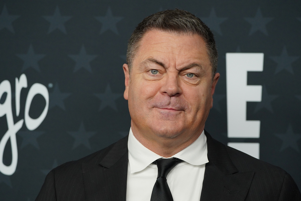Nick Offerman arrives at the 31st Annual Critics Choice Awards