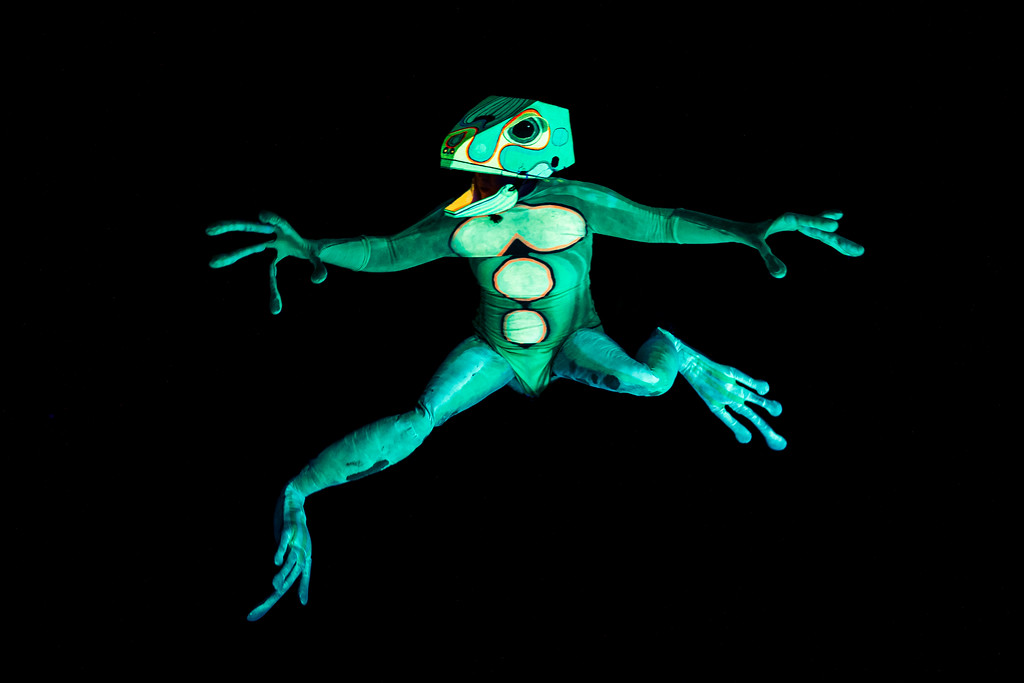 once-upon-a-glow-frog-costume-02 “Once Upon A Glow: Stories in the Blacklight